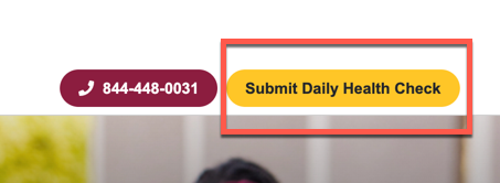image of button to submit a health check on healthcheck.asu.edu