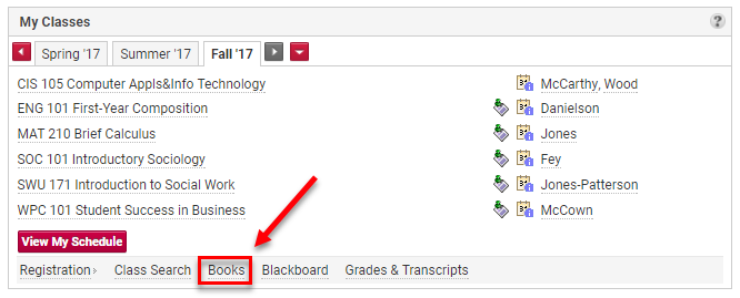 My ASU Classes Box, Books